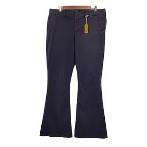 American Eagle Grey Boho Artist Low Rise Stretch 16 Long Pant New With Tag